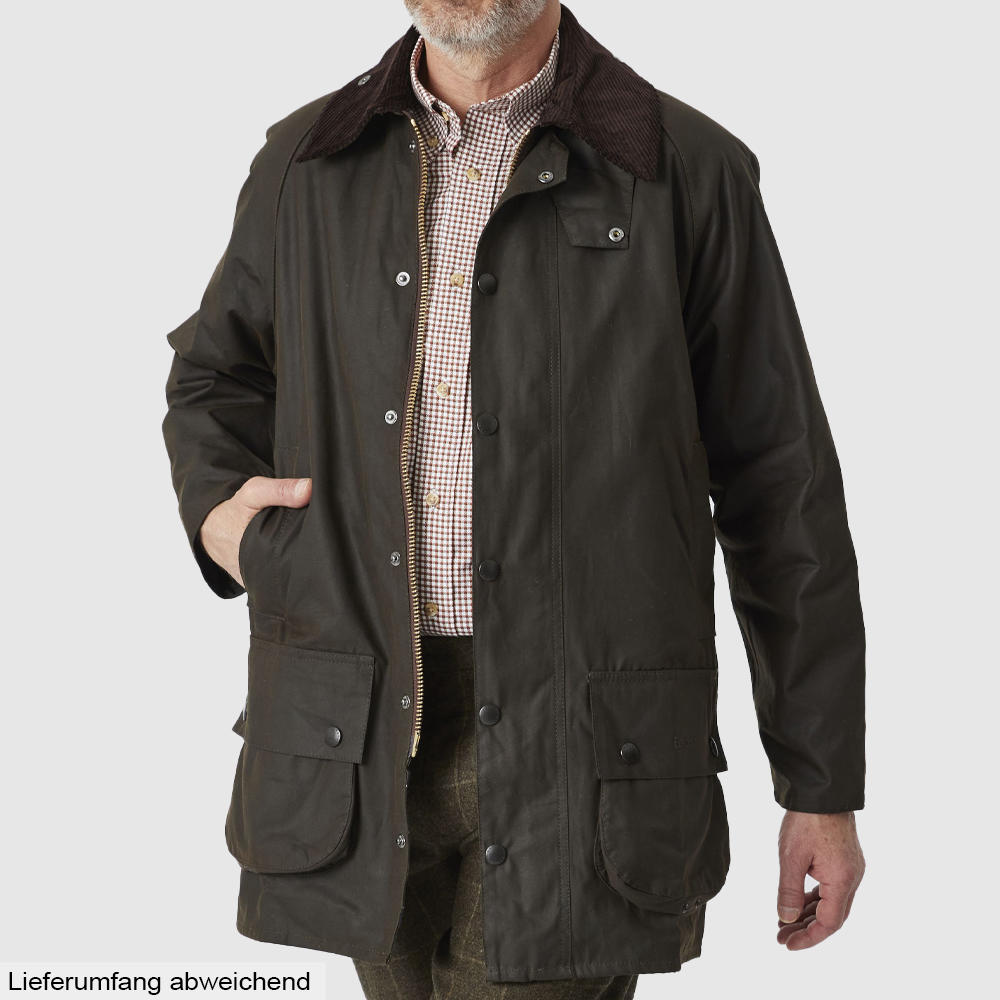 Barbour »Classic Beaufort« Waxed Jacket | olive | 38 (Women: 38